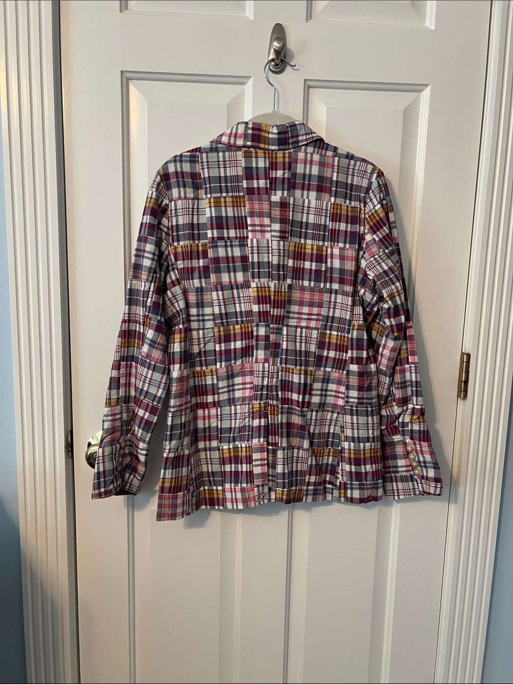 Tuckernuck Faded Prep Patchwork Madras Blazer, Size XS, NWT - Picture 4 of 6